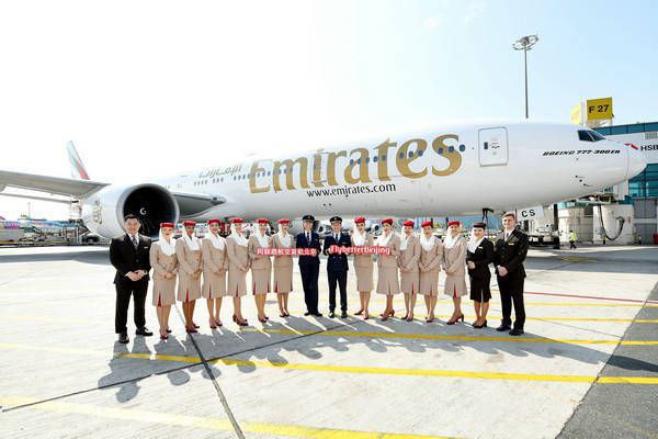 阿联酋航空恢复迪拜往返北京客运航班