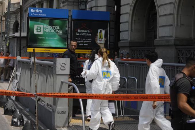 阿根廷首都一地铁出口发生枪击事件 致1死1伤