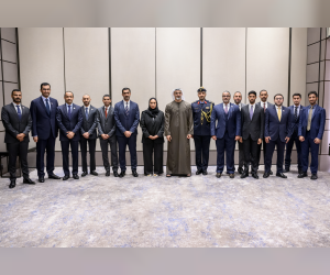哈立德·本·穆罕默德·本·扎耶德会见阿联酋大使馆工作人员、武官代表和驻日本 ADNOC员工